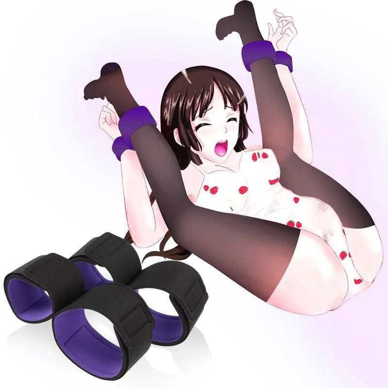 Animated girl with brown hair wearing white outfit and black stockings, lying back with arms raised triumphantly, with purple rollerskates nearby
